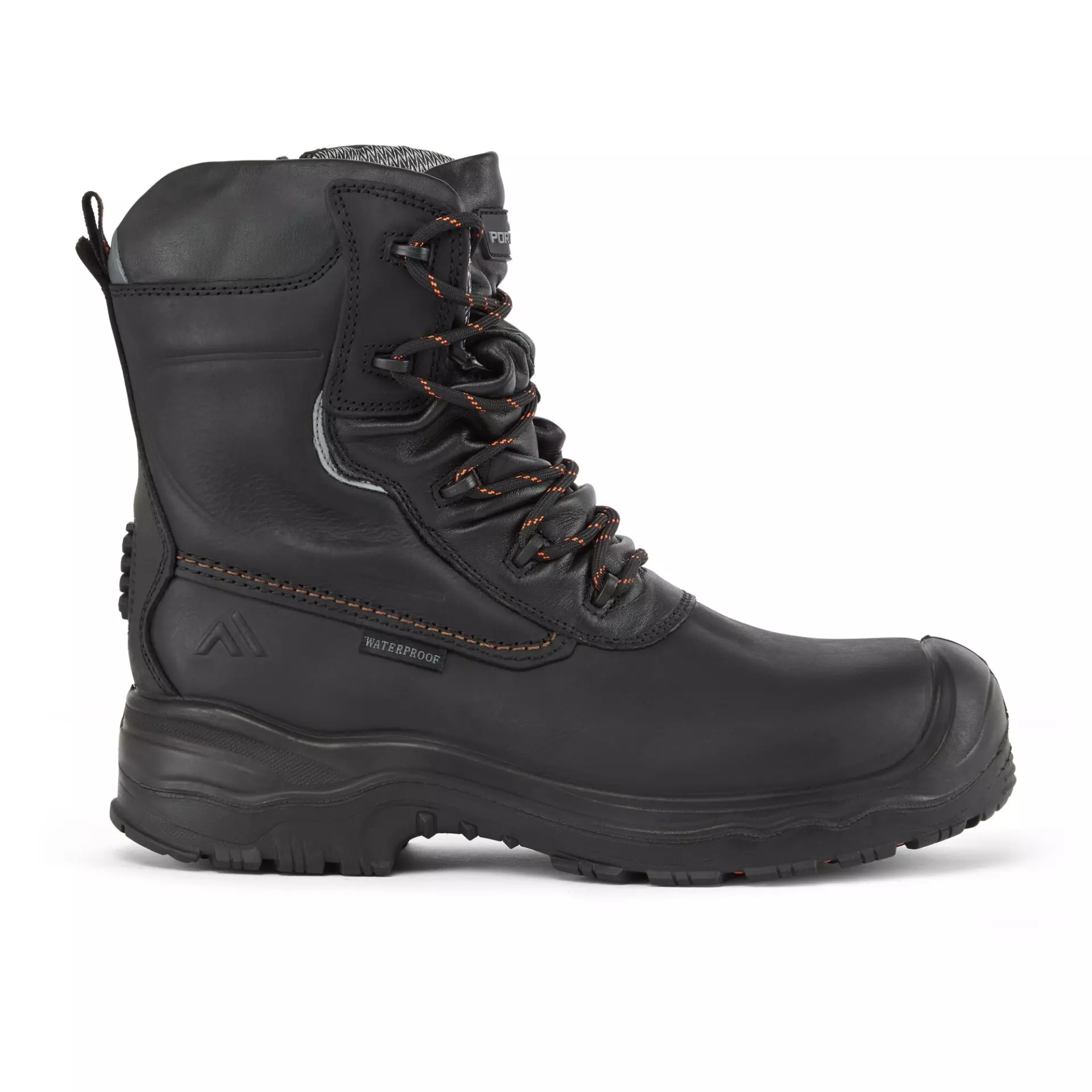Portwest FD02BKR, Composite Leather Traction Boot 7" S7L HRO CI FO, Black, image 1
