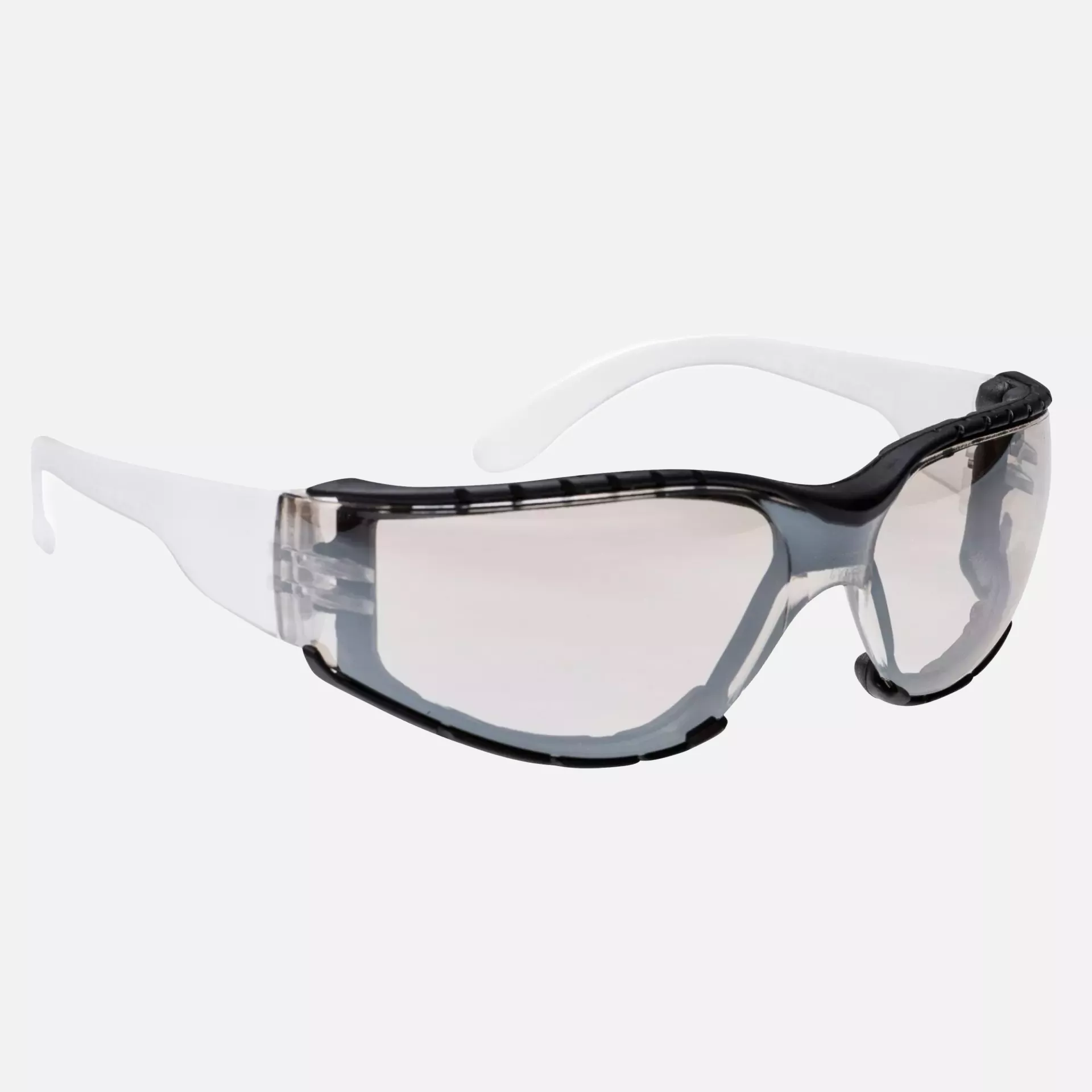 Portwest PS32MIR, Wrap Around Plus Schutzbrille, Silber, image 2