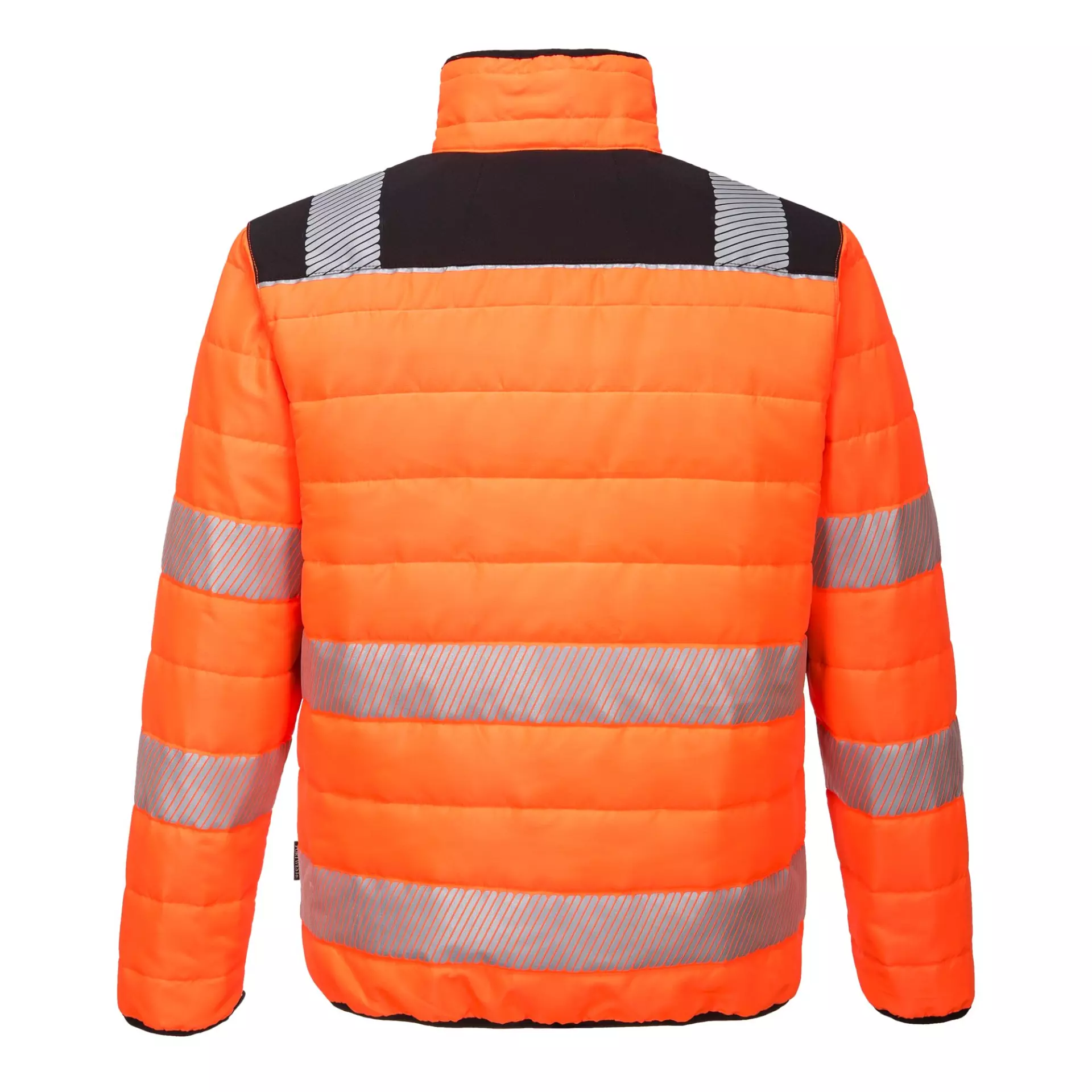 Portwest PW371OBR, PW3 Hi-Vis Baffle Jacket, Orange/Black, image 2