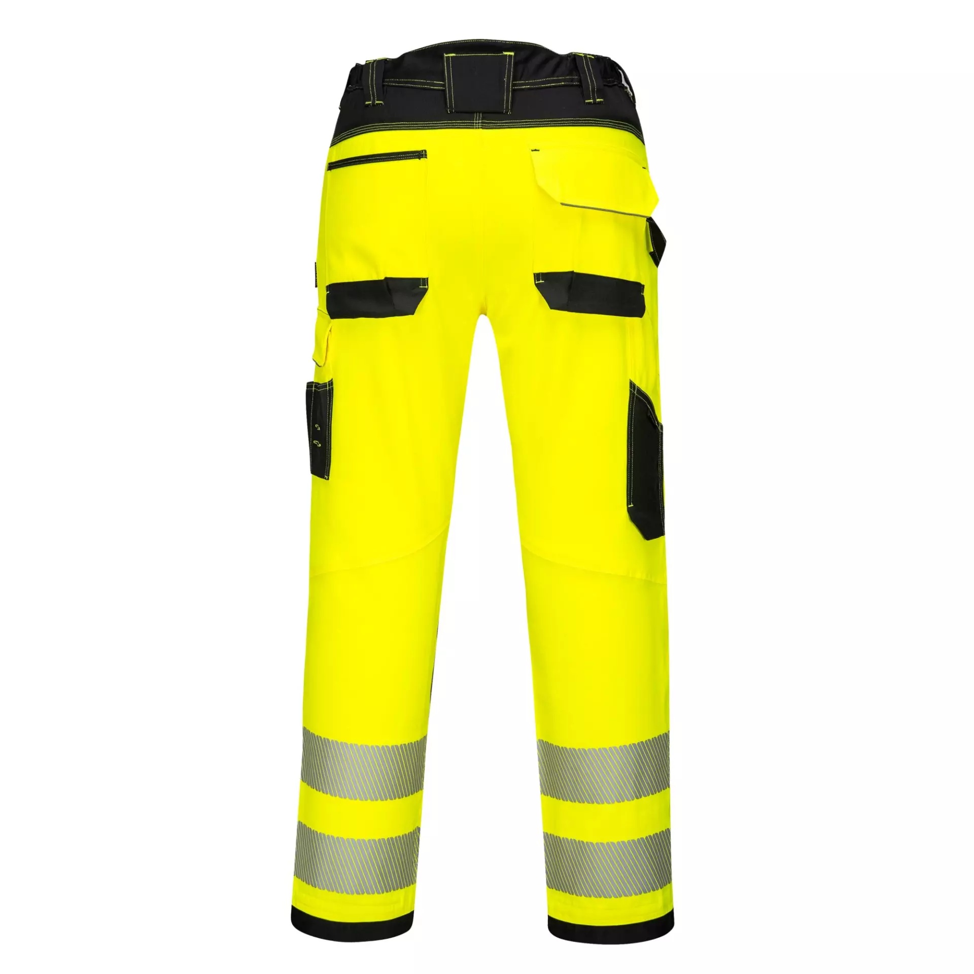 Portwest PW340YBR, PW3 Hi-Vis Work Trousers, Yellow/Black, image 2