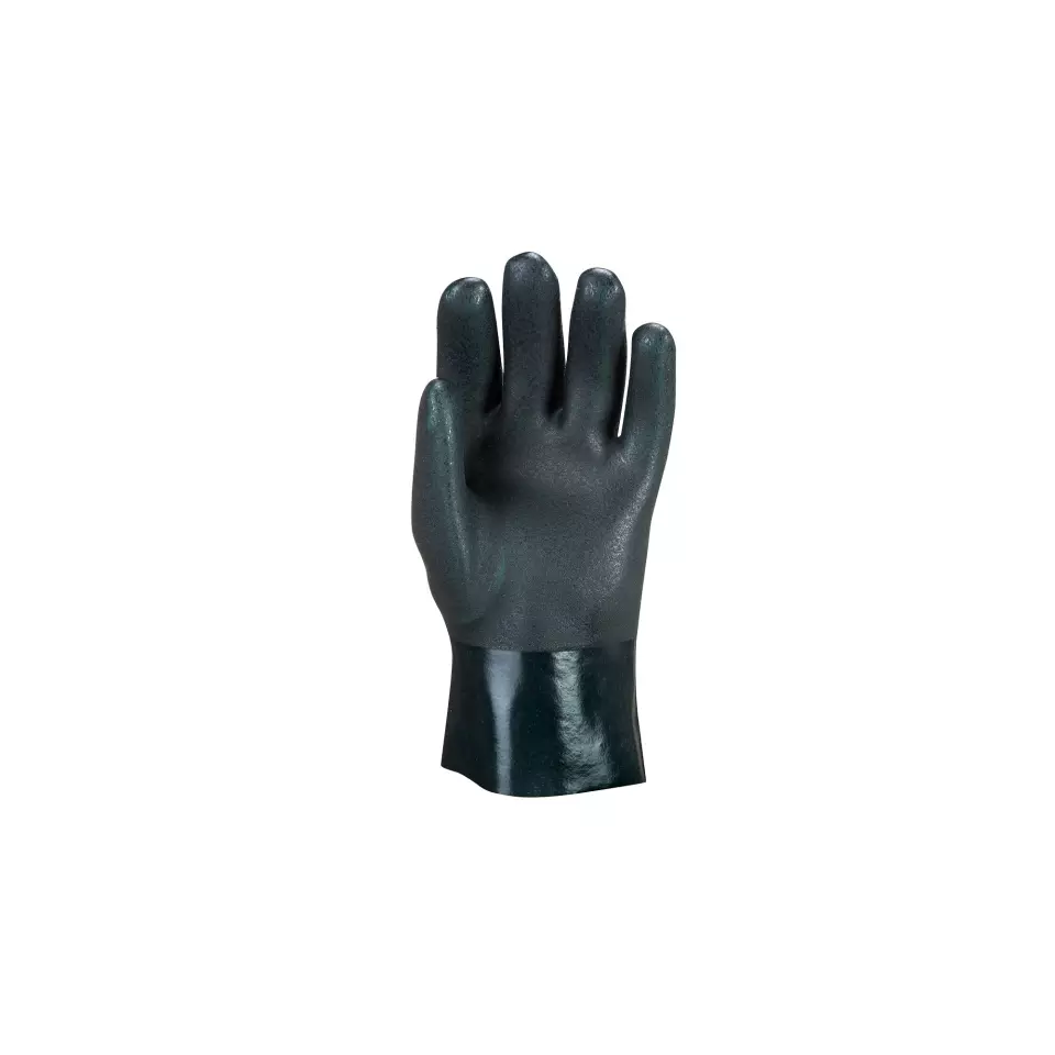 Portwest A827GNR, Double Dipped PVC Gauntlet 27cm, Size XL, Green, image 3, gallery thumbnail