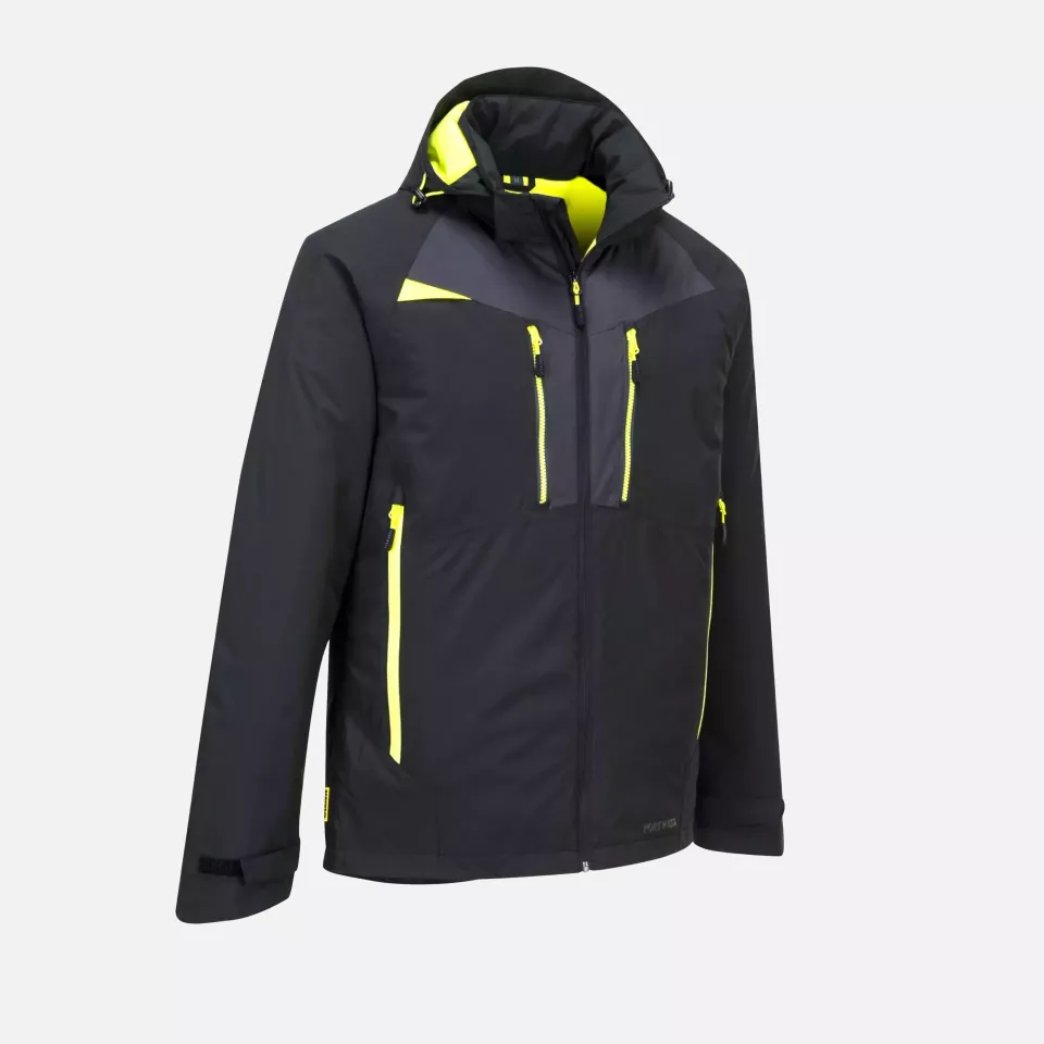 Portwest DX460BKR, DX4 Winter Jacket, Black, image 4, gallery thumbnail