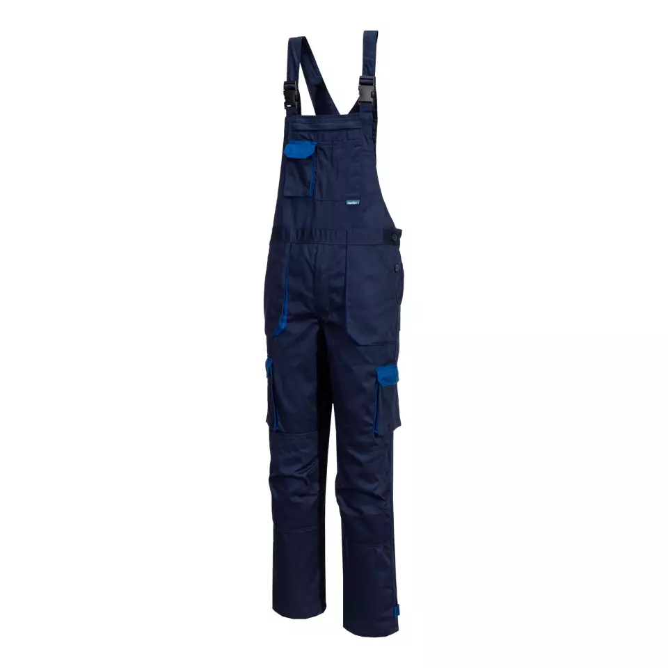 Portwest TX12NAR, Texo Contrast Bib and Brace, Navy