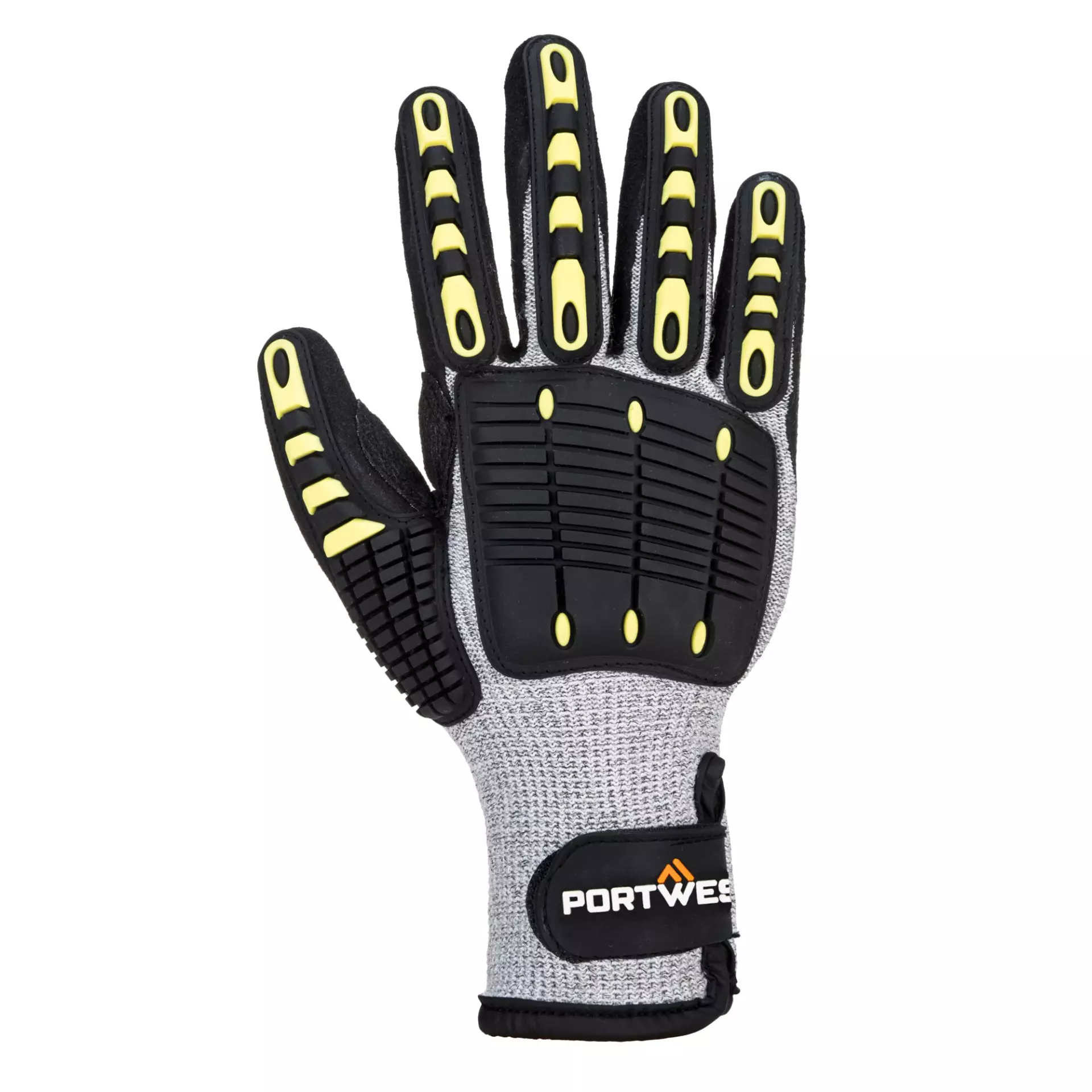 Portwest A729G8R, Anti Impact Cut Resistant Thermal Glove, Grey/Black, image 1