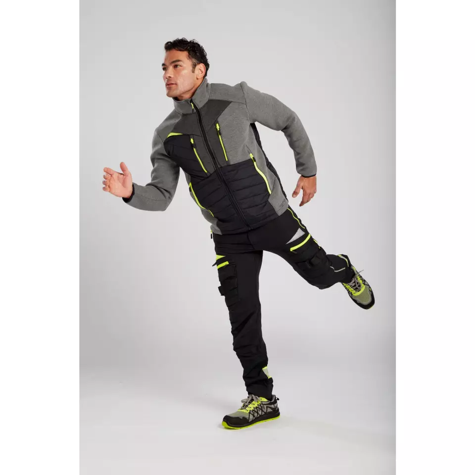 Portwest DX471MGR, DX4 Hybrid Baffle Jacket, Metal Grey, image 6, gallery thumbnail