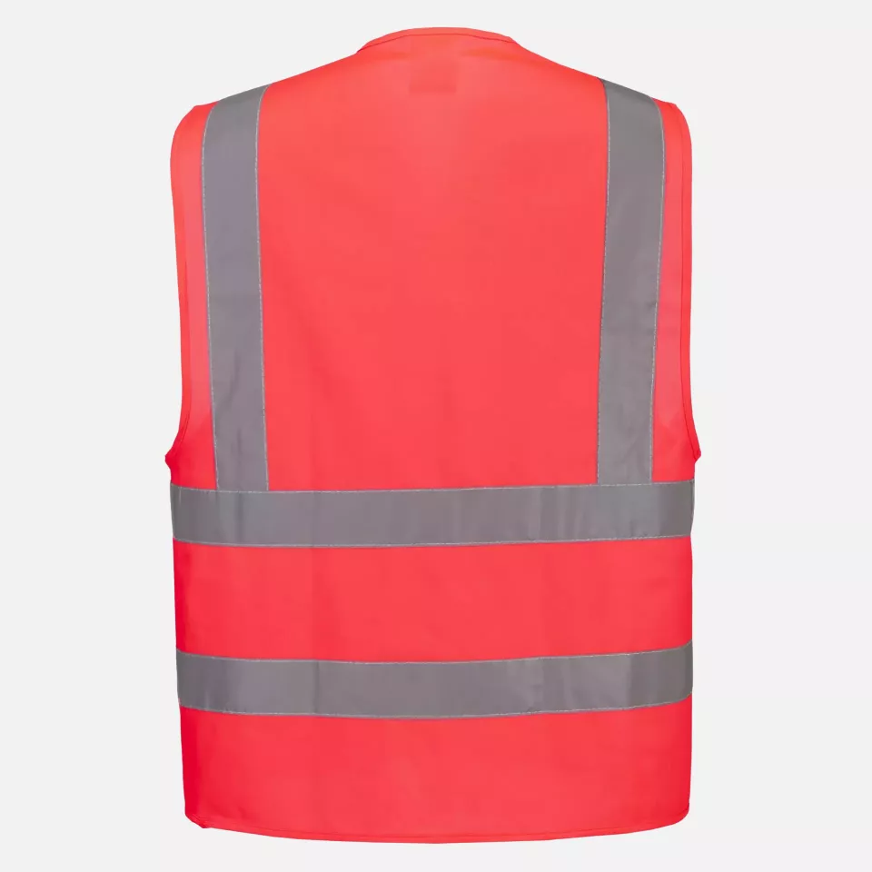 Portwest C470RER, Hi-Vis Band and Brace Vest, Red, image 1, gallery thumbnail
