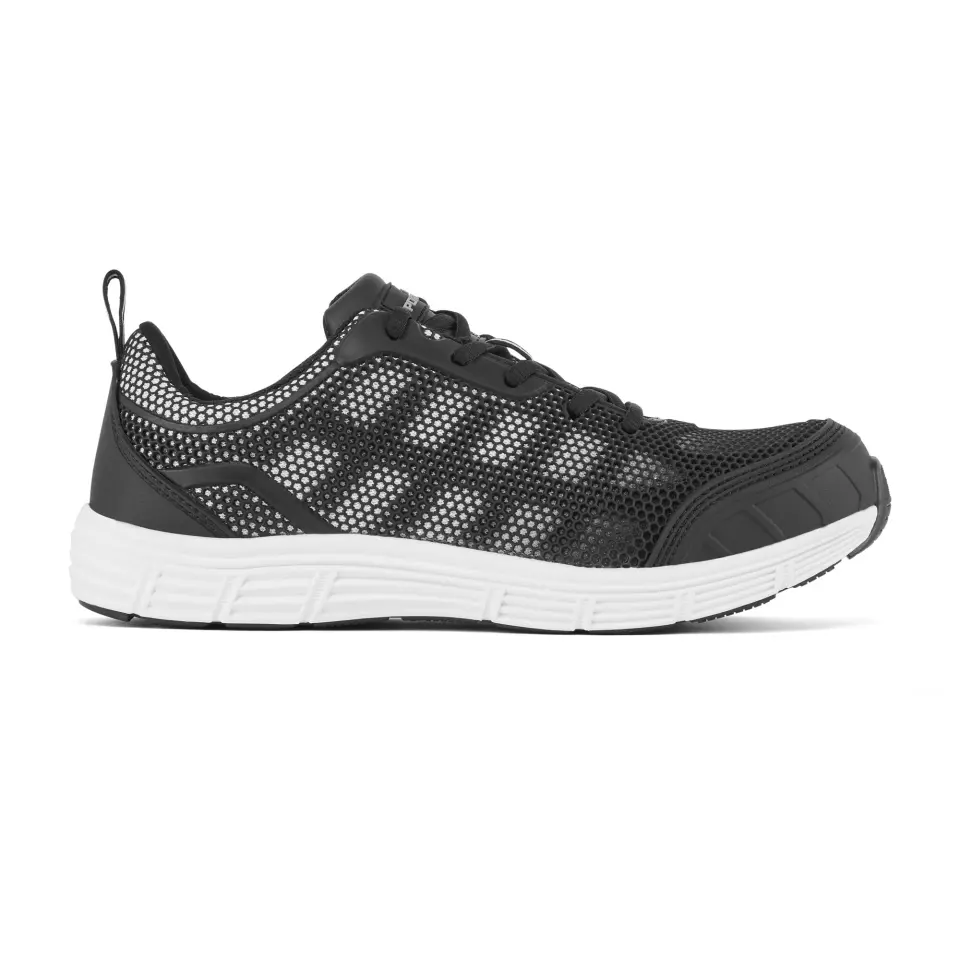 Portwest FT15BKW, Steel Textile Trainer S1P FO SR, Black/White