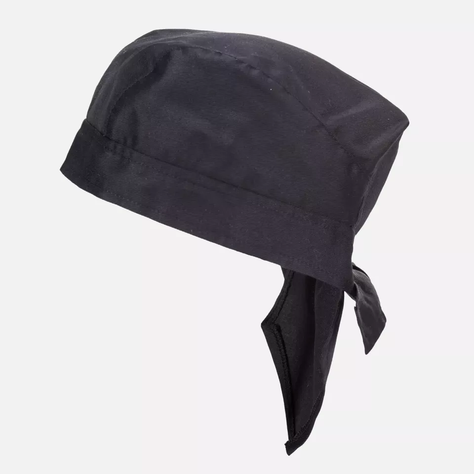 Portwest S903BKR, Chefs Bandana, Black, image 1, gallery thumbnail