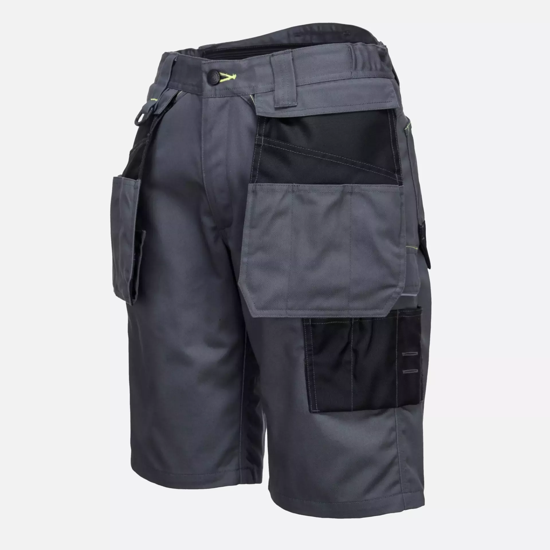 Portwest PW345ZBR, PW3 Holster Work Shorts, Zoom Grey/Black, image 3