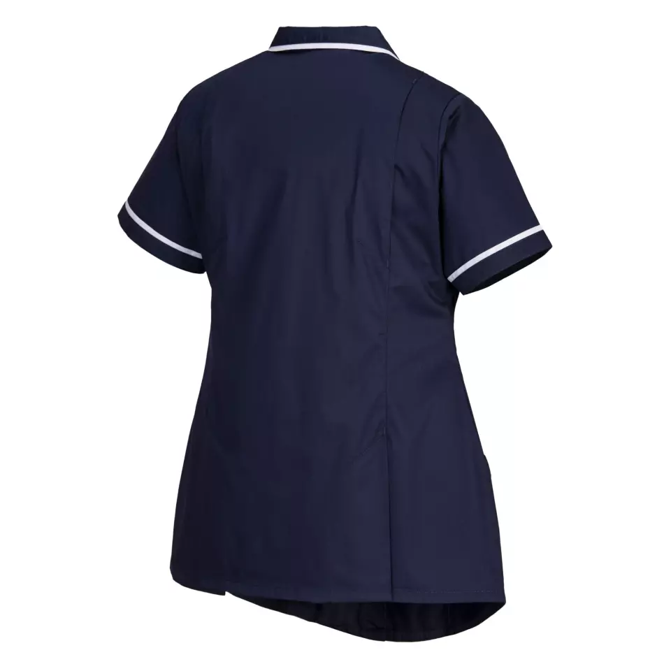 Portwest LW18NAR, Stretch Maternity Tunic, Navy, image 3, gallery thumbnail