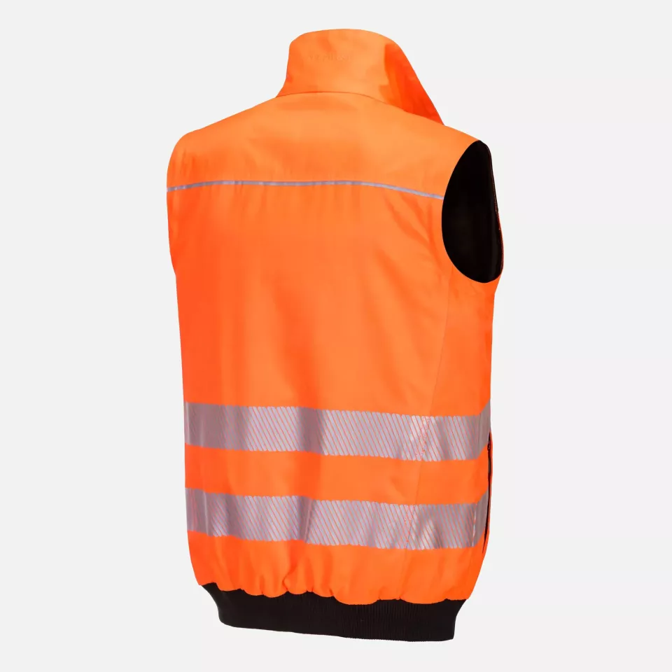 Portwest PW302OBR, PW3 Hi-Vis 3-in-1 Pilot Jacket, Orange/Black, image 6, gallery thumbnail