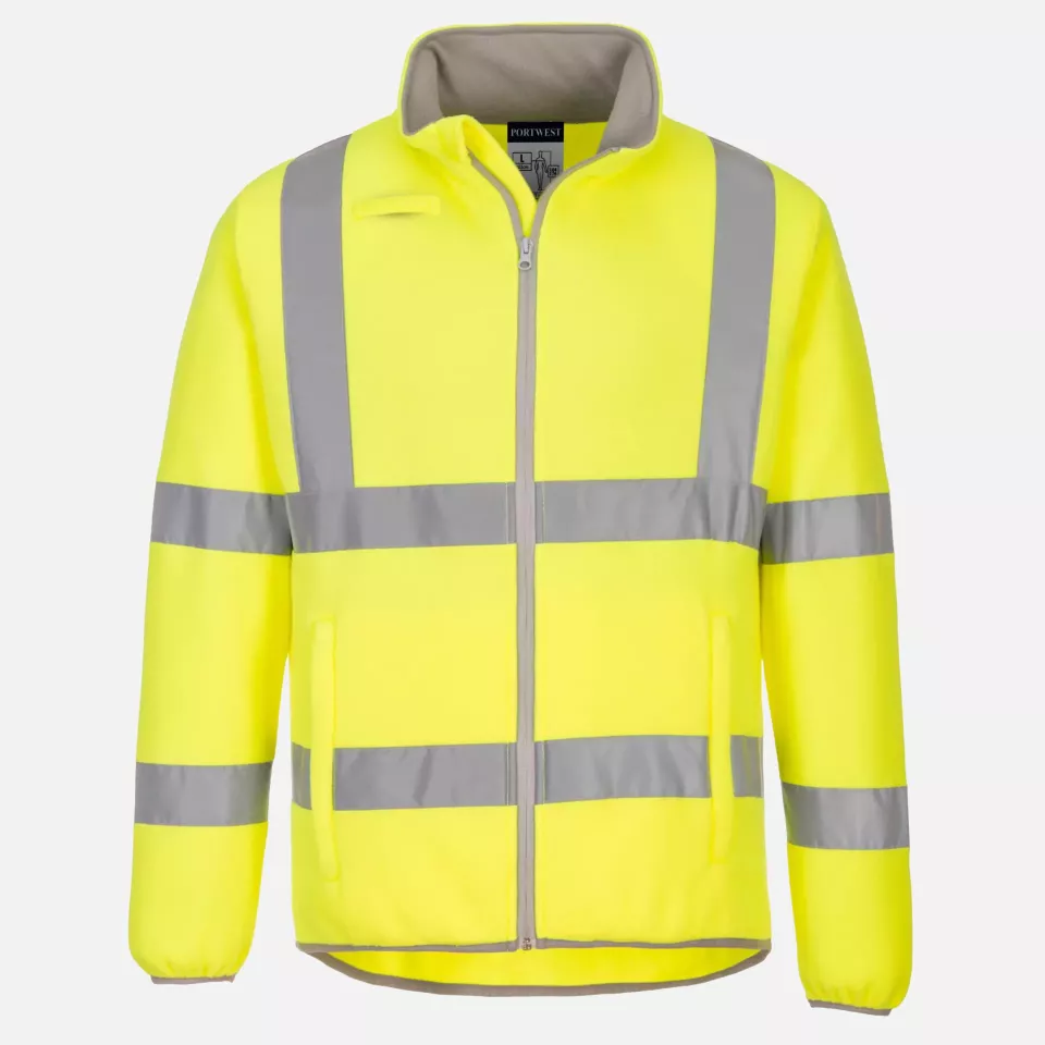 Portwest EC70YER, Eco Hi-Vis Fleece, Yellow, image 1, gallery thumbnail