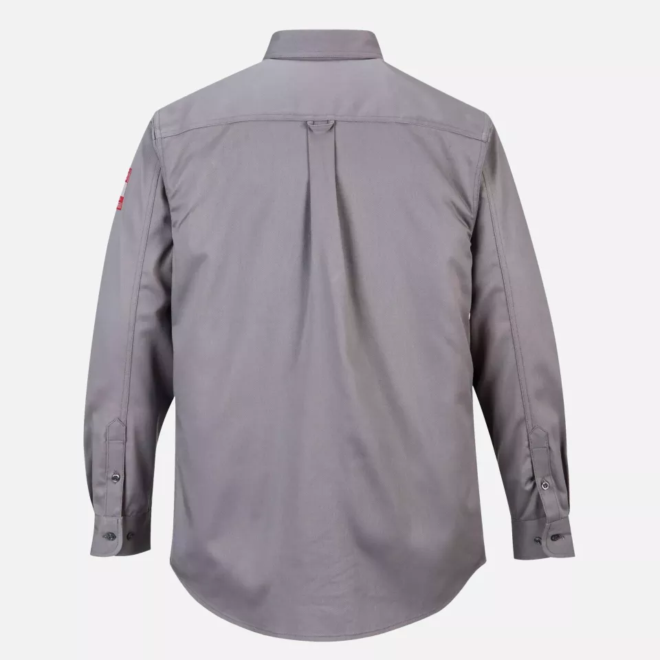Portwest FR89GRR, Bizflame 88/12 FR Work Shirt, Grey, image 2, gallery thumbnail
