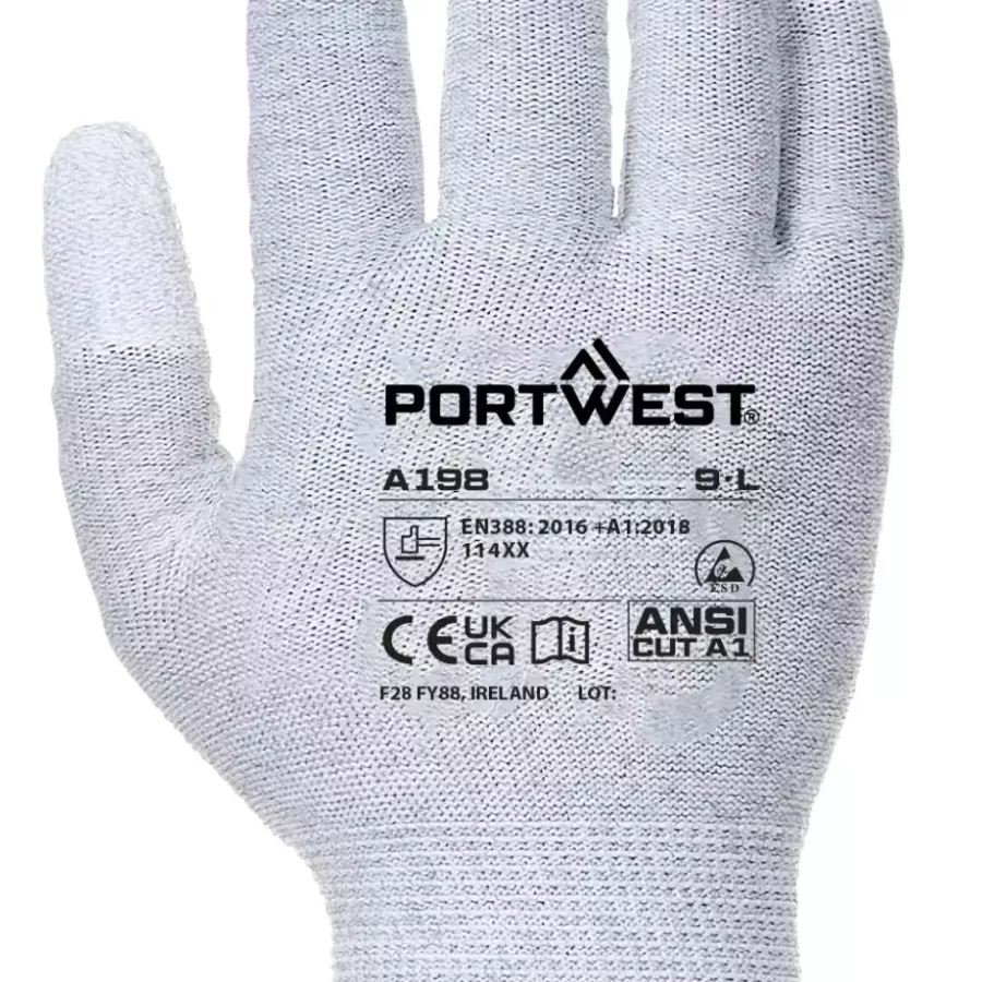 **Antistatic Properties** protect sensitive electronics while keeping you safe from static discharge.