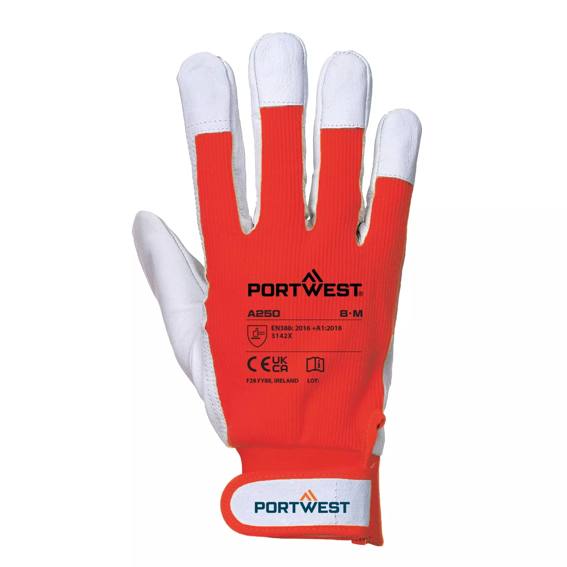 Portwest A250RER, Tergsus Glove, Size XL, Red, image 1