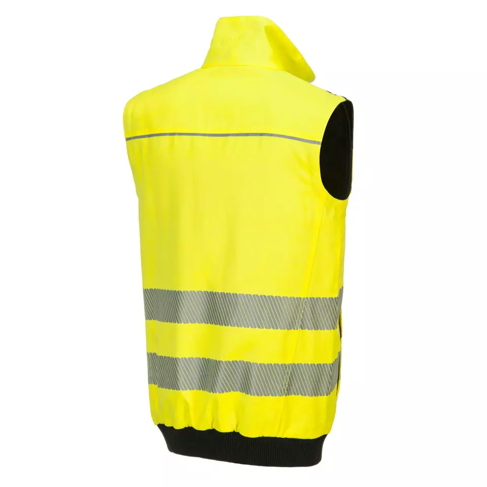 Portwest PW302YBR, PW3 Hi-Vis 3-in-1 Pilot Jacket, Yellow/Black, image 8, gallery thumbnail