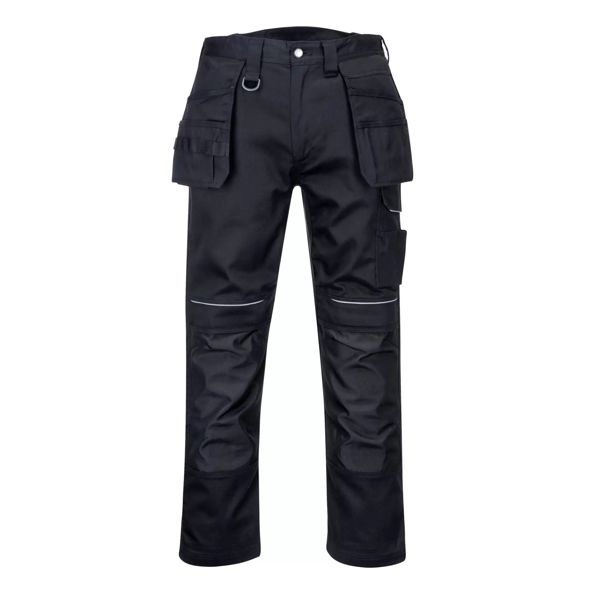 Portwest PW347BKR, PW3 Cotton Work Holster Trousers, Black, image 1