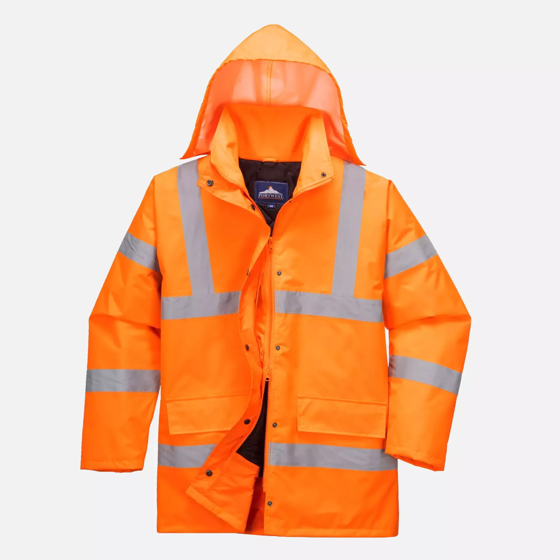 Portwest RT30ORR, Hi-Vis Winter Traffic Jacket, Orange, image 5