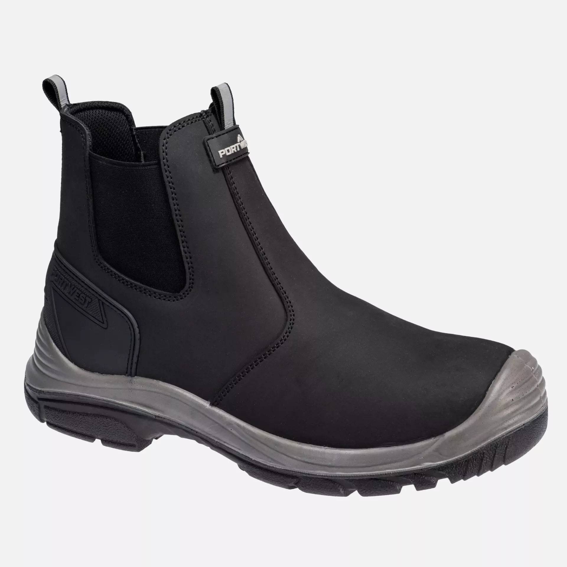 Portwest FV02BGY, Steel Action Nubuk Dealer Stiefel S7 SC FO SR, Schwarz/Grau, image 3