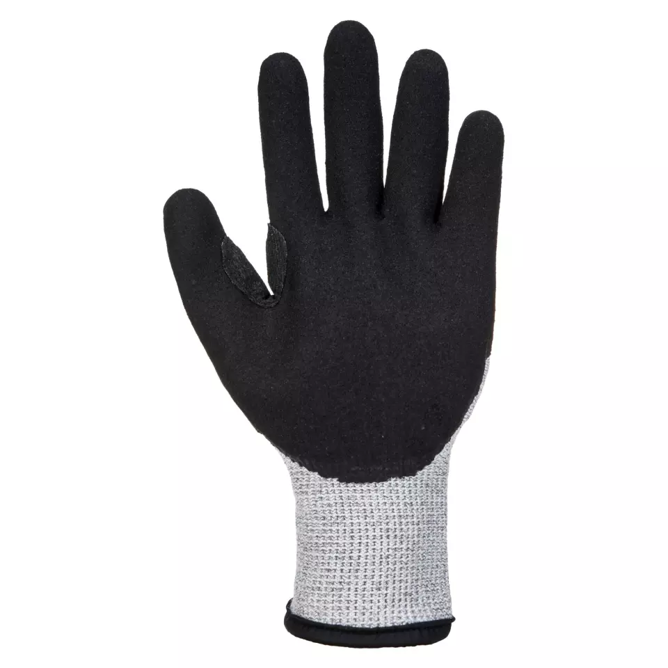 Portwest A729G8R, Anti Impact Cut Resistant Thermal Glove, Grey/Black, image 2, gallery thumbnail