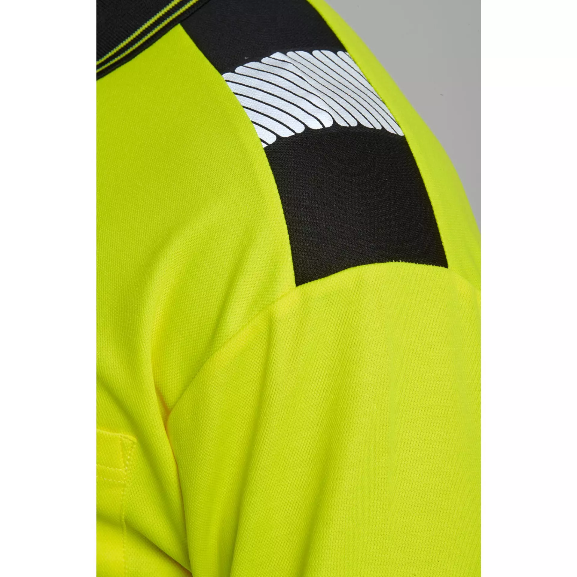 Portwest T184YBR, PW3 Hi-Vis Cotton Comfort Polo Shirt L/S, Yellow/Black, image 4