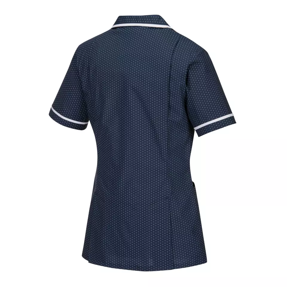 Portwest LW19NAR, Stretch Classic Care Home Tunic, Navy, image 4, gallery thumbnail