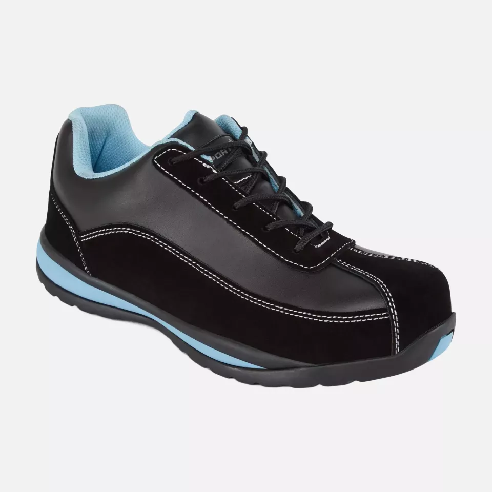 Portwest FW39BKR, Steelite Women's Safety Trainer S1P HRO, Black, image 3, gallery thumbnail