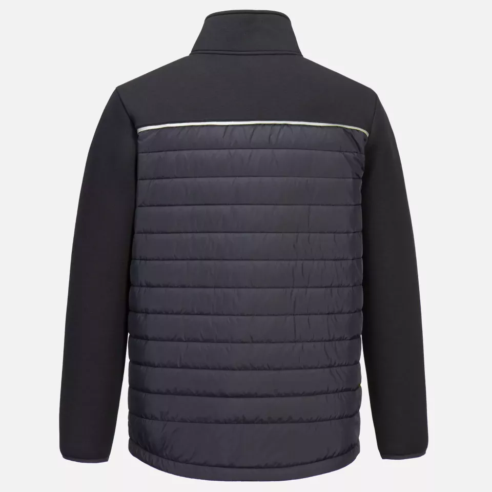 Portwest DX471BKR, DX4 Hybrid Baffle Jacket, Black, image 2, gallery thumbnail