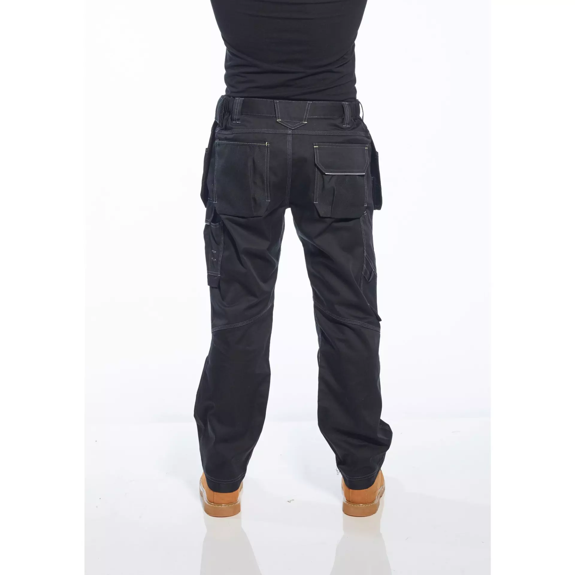 Portwest T602BKR, PW3 Holster Work Trousers, Black, image 6