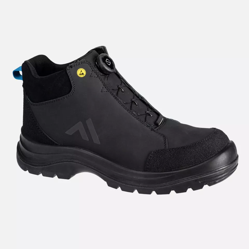 Portwest FE02BKB, Ridge Composite Mid Boot S3S ESD SR FO, Black/Blue, image 4, gallery thumbnail