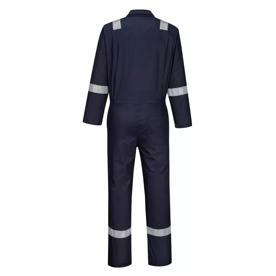 Portwest C814NAR, Iona Cotton Coverall, Navy, image 1, gallery thumbnail