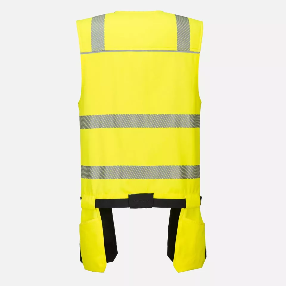 Portwest PW308YBR, PW3 Hi-Vis Class 1 Tool Vest, Yellow/Black, image 2, gallery thumbnail