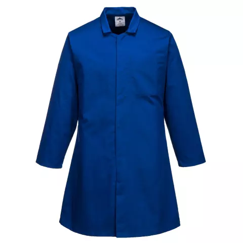 Portwest Food Industry Men's 1 Pocket Coat, Royal Blue