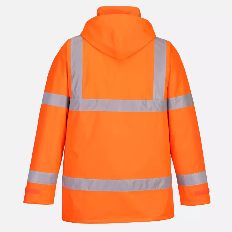 Portwest S460ORR, Hi-Vis Winter Traffic Jacket, Orange, image 2, gallery thumbnail