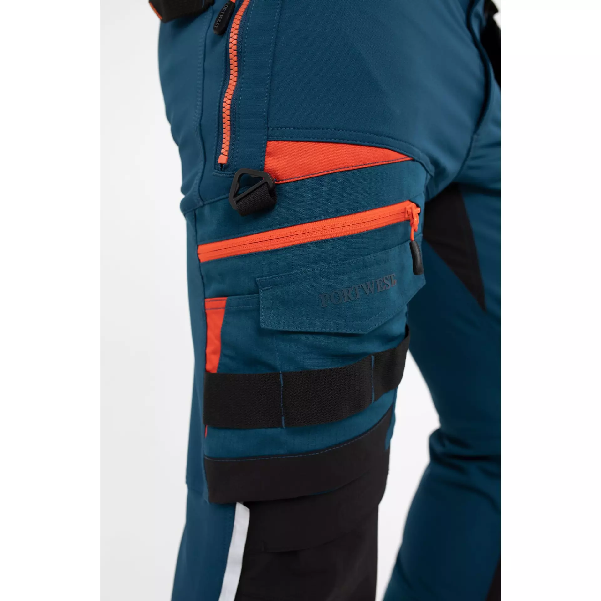 Portwest DX440MBR, DX4 Detachable Holster Pocket Trousers, Metro Blue, image 4