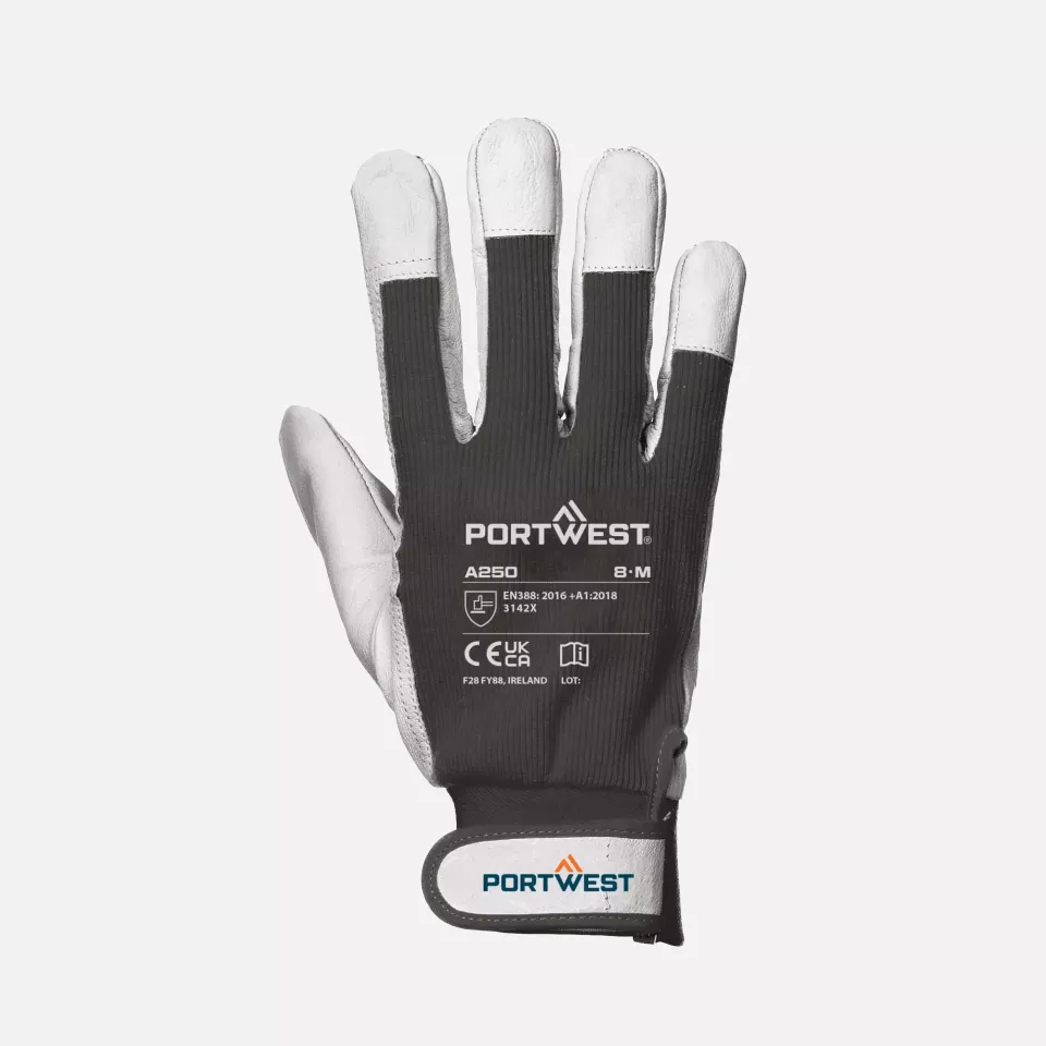 Portwest A250BKR, Tergsus Glove, Size XXL, Black, image 1, gallery thumbnail