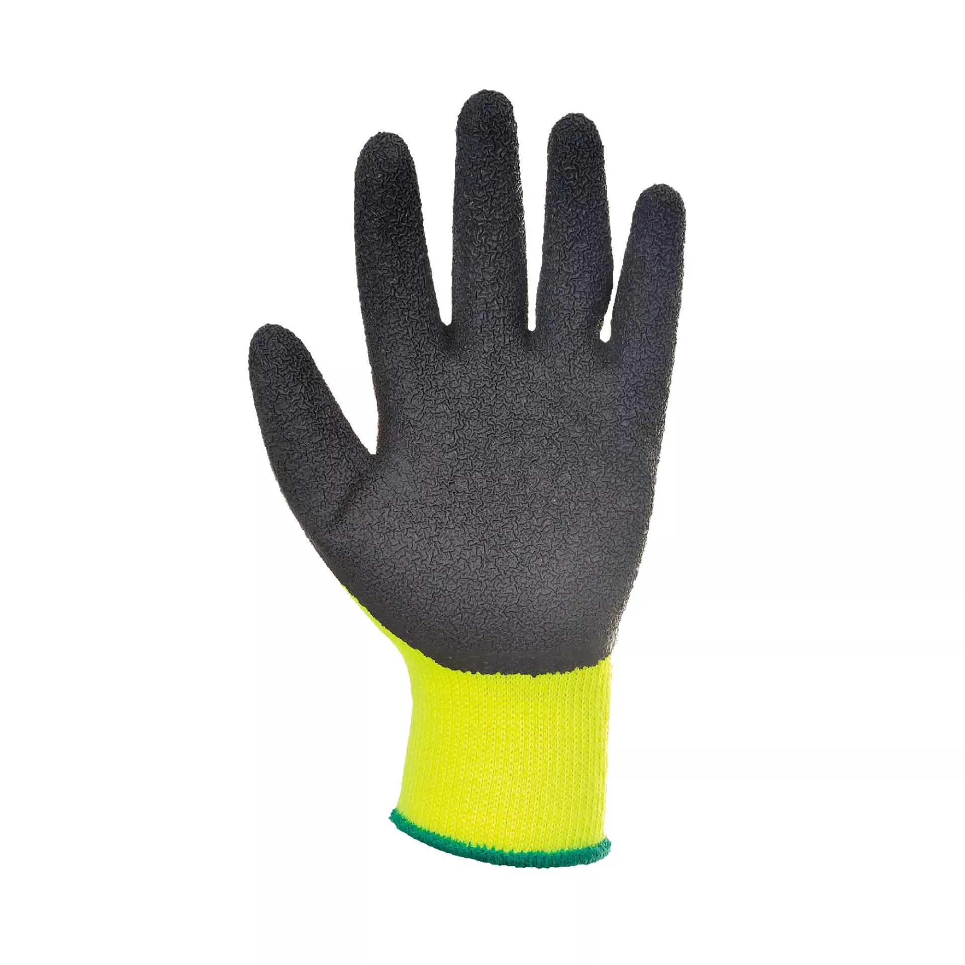 Portwest A140BKR, Thermal Grip Glove - Latex, Black, image 2