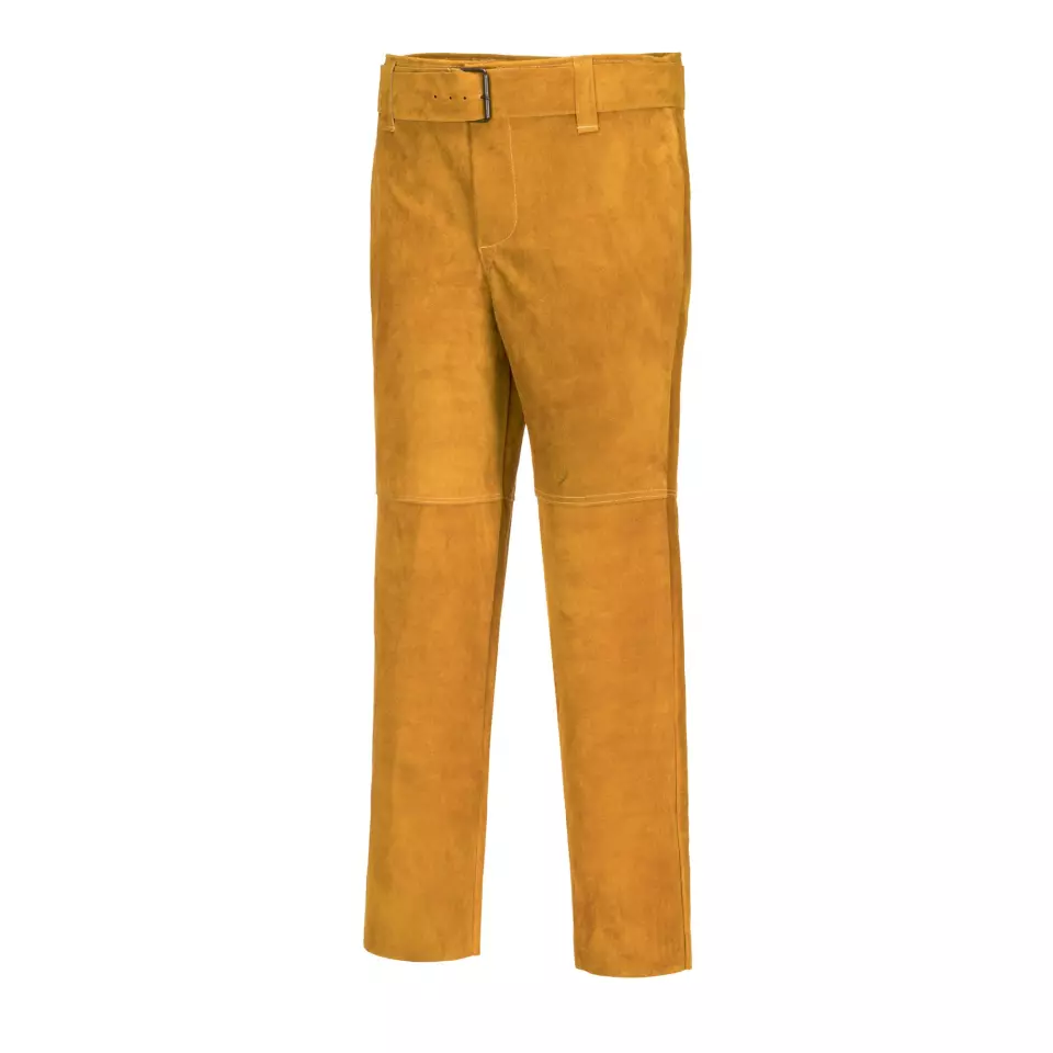 Portwest SW31TAR, Flammhemmende Leder-Schweißerhose, Hellbraun, image 2, gallery thumbnail