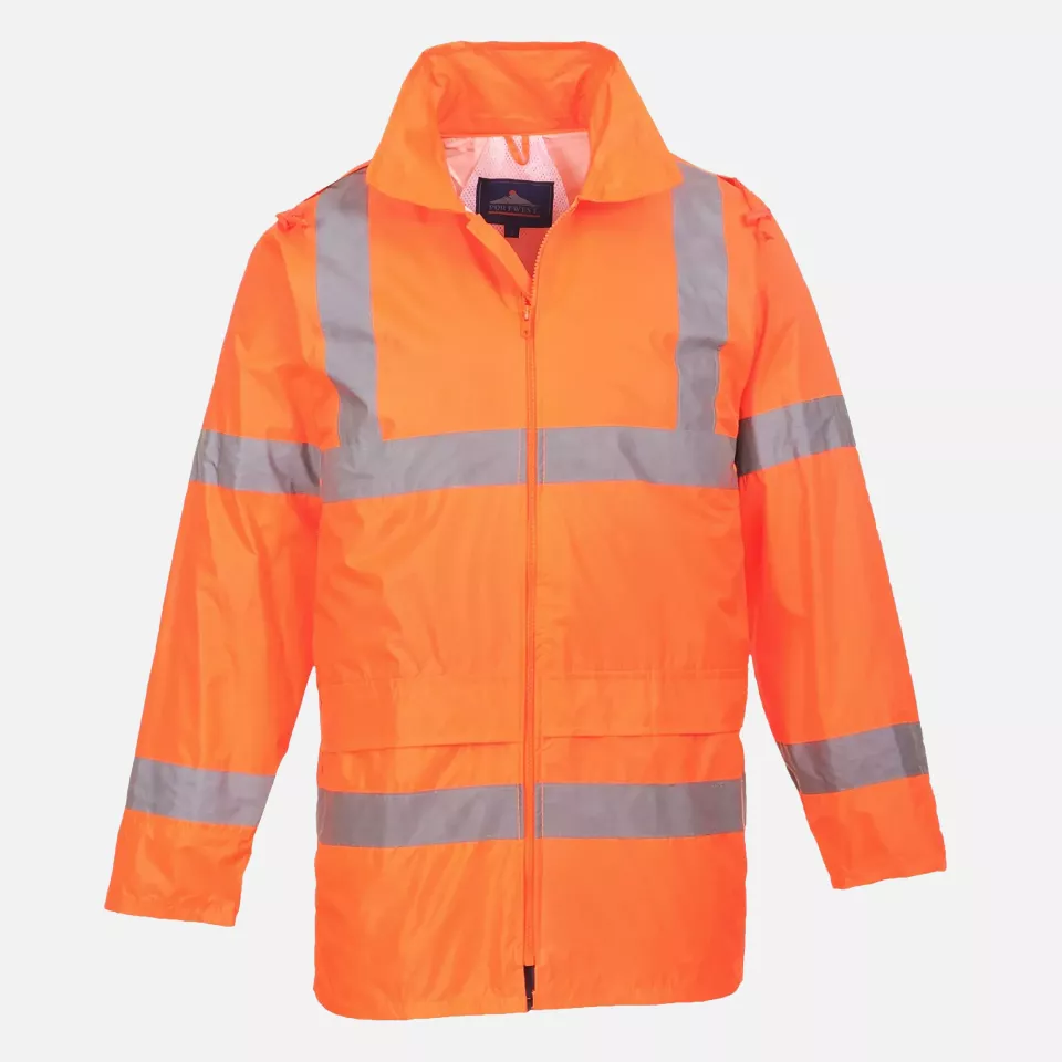 Portwest H440ORR, Hi-Vis Rain Jacket, Orange, image 9, gallery thumbnail
