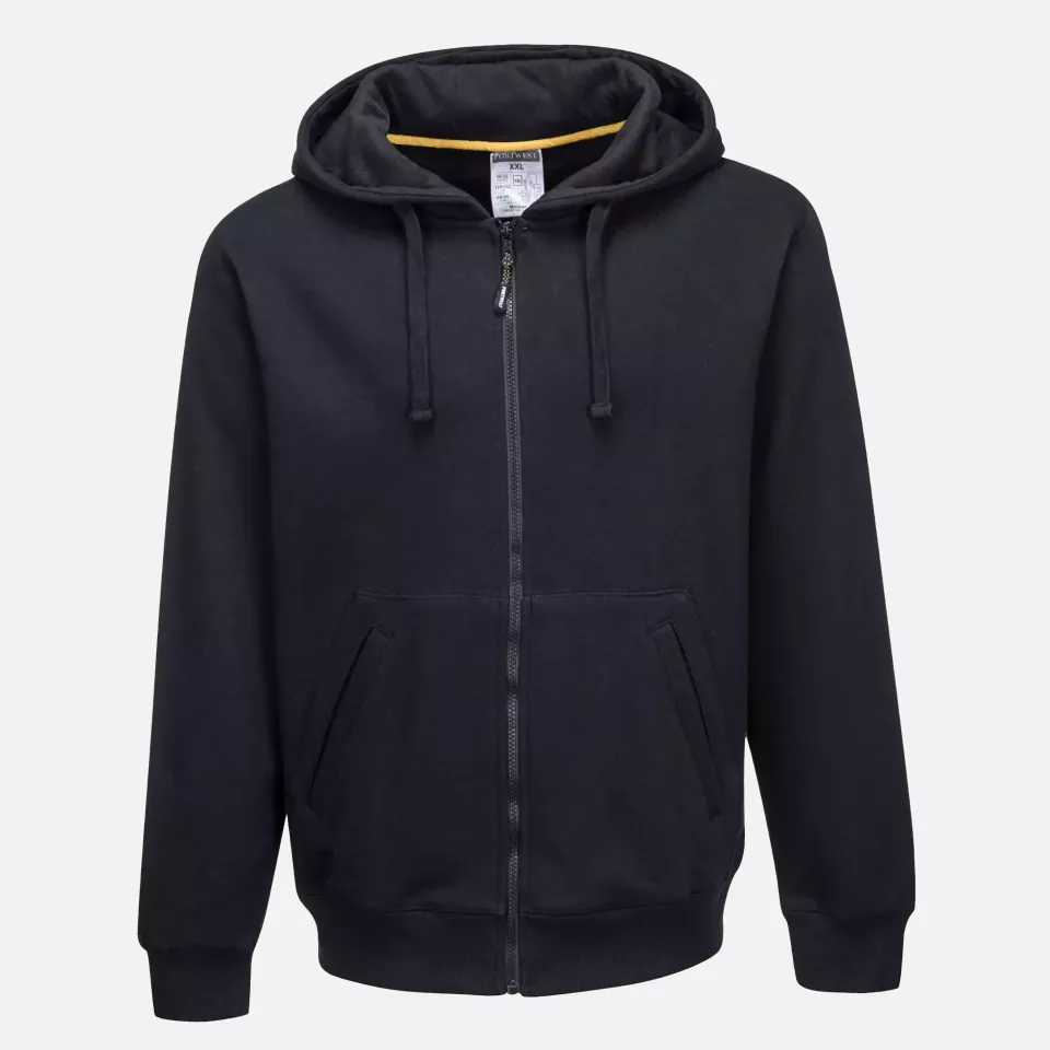 Portwest KS31BKR, Nickel Sweatshirt Hoodie, Black, image 1, gallery thumbnail