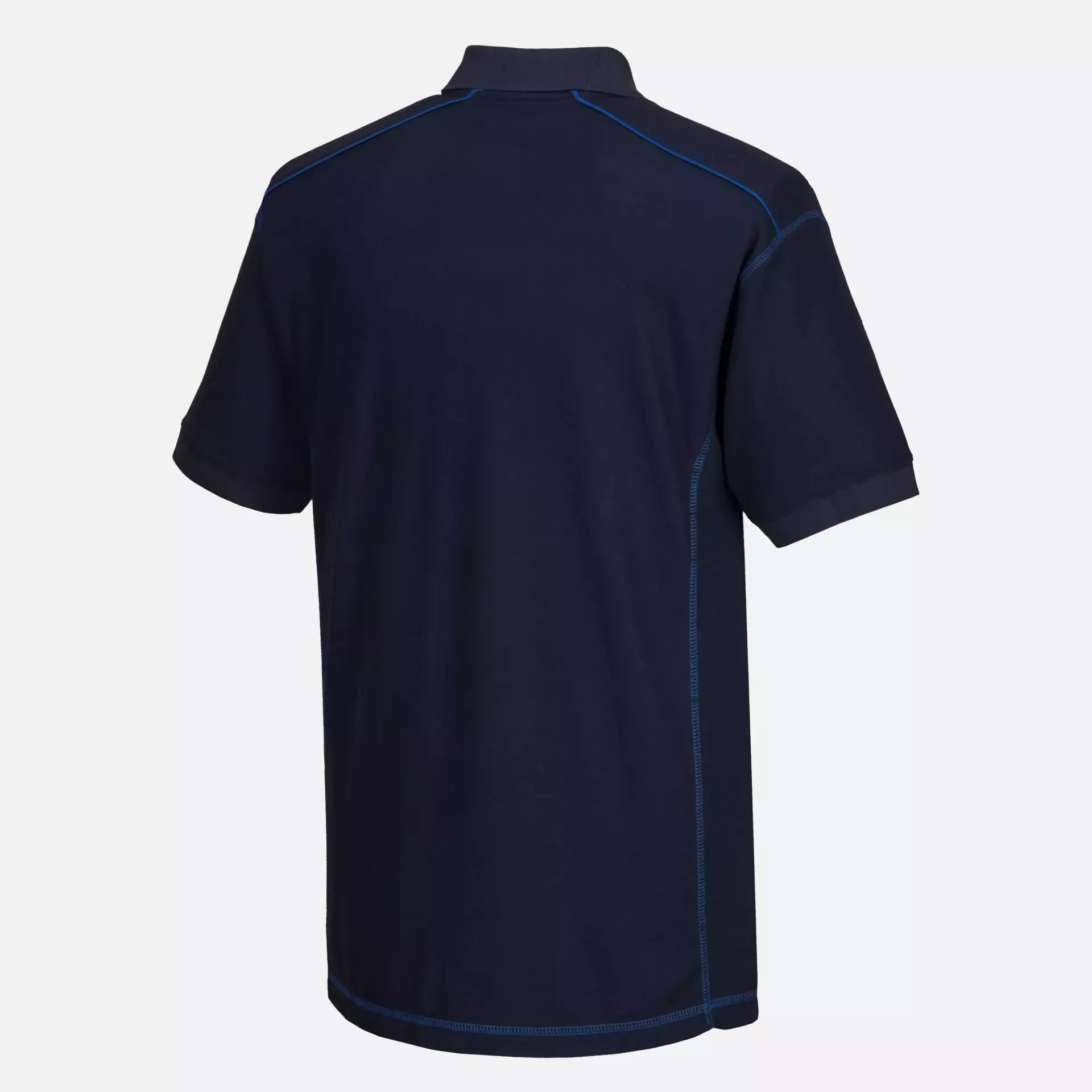 Portwest B218NRR, Essential Two Tone Polo Shirt, Navy/Royal, image 3