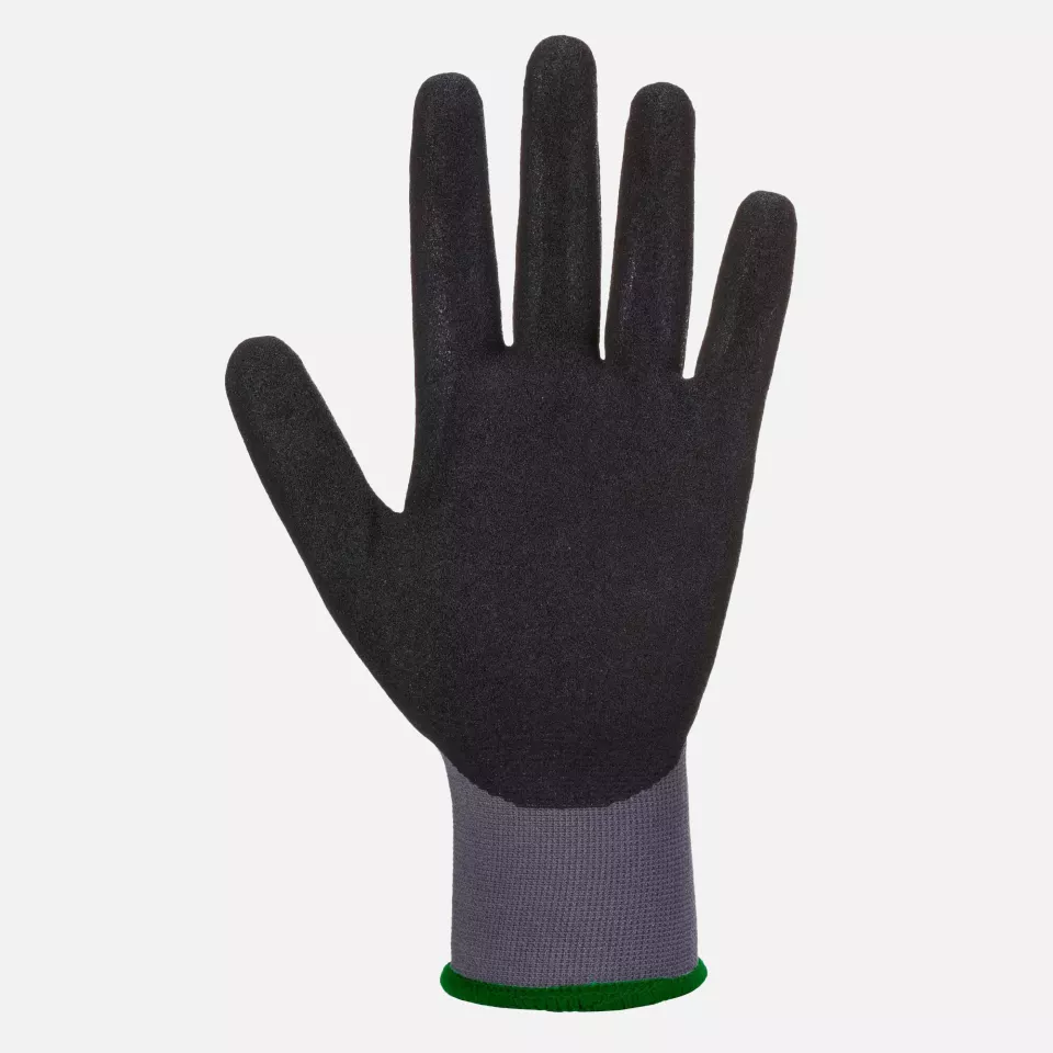 Portwest AP62G8R, Dermiflex Aqua Glove, Grey/Black, image 2, gallery thumbnail