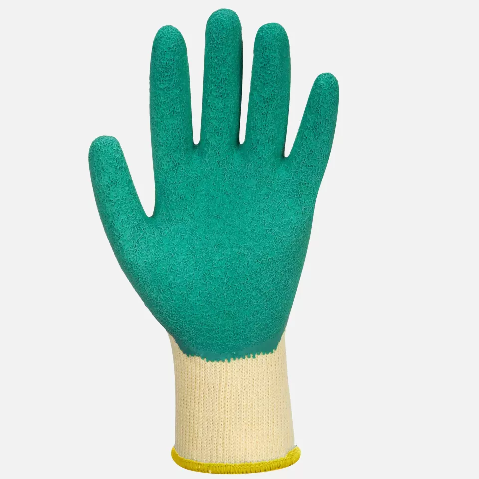 Portwest A150GNR, Classic Grip Glove - Latex, Green, image 2, gallery thumbnail