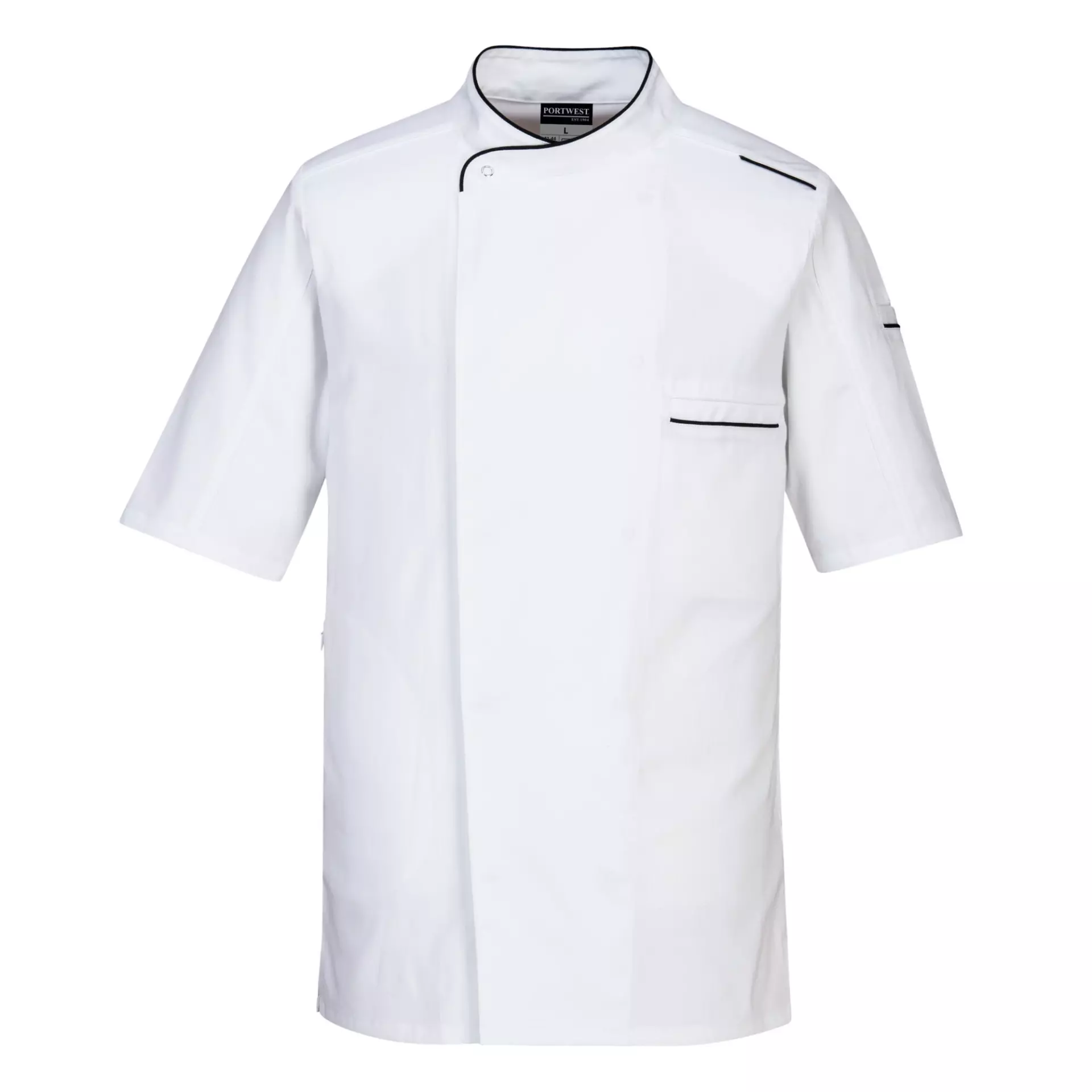 Portwest C735WHR, Chef's MeshAir Pro Surrey Jacket S/S, White, image 1