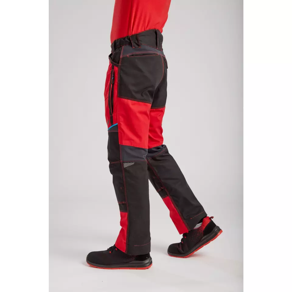 Portwest T701DRR, WX3 Work Trousers, Deep Red, image 6, gallery thumbnail