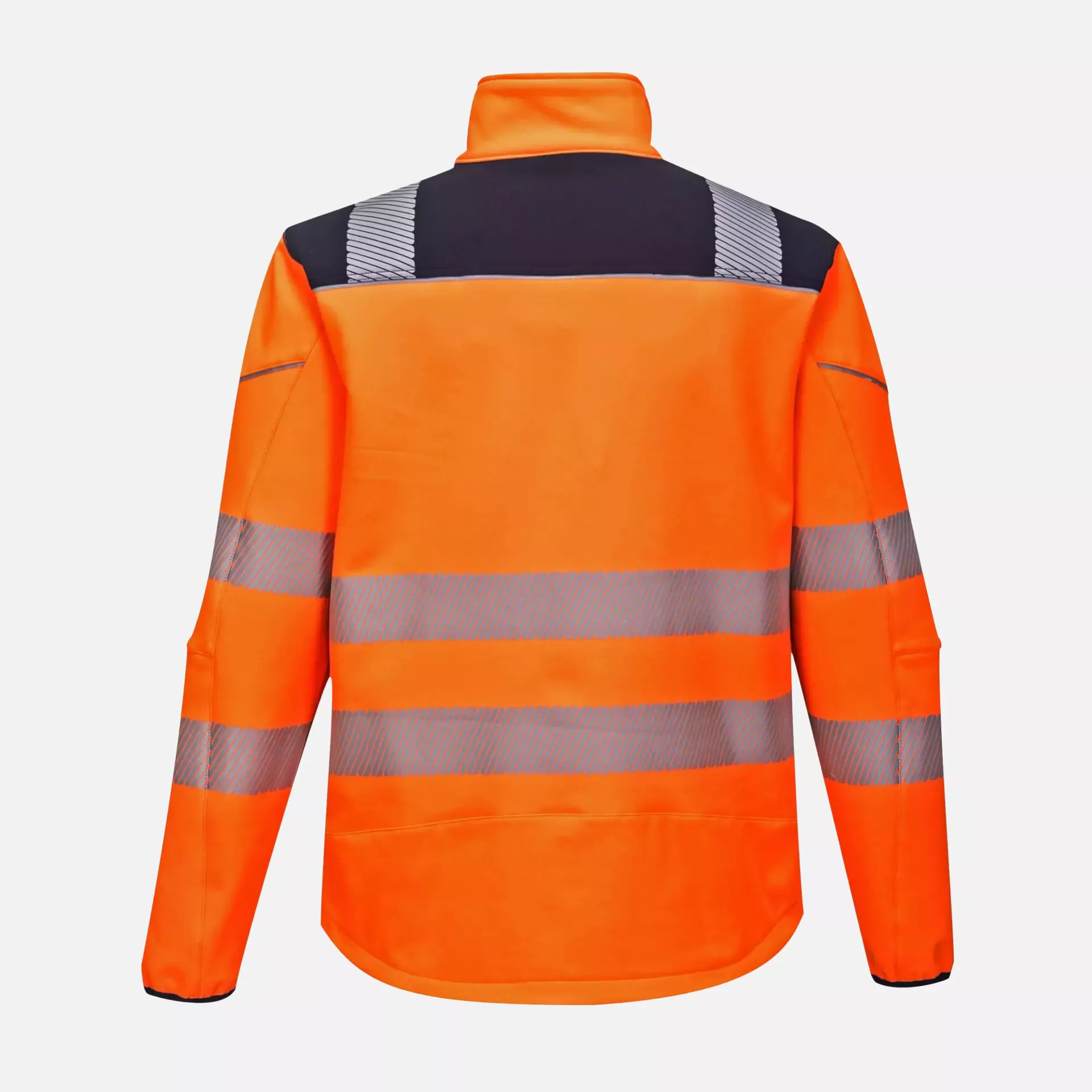 Portwest T402ONR, PW3 Hi-Vis Softshell (3L), Orange/Navy, image 2