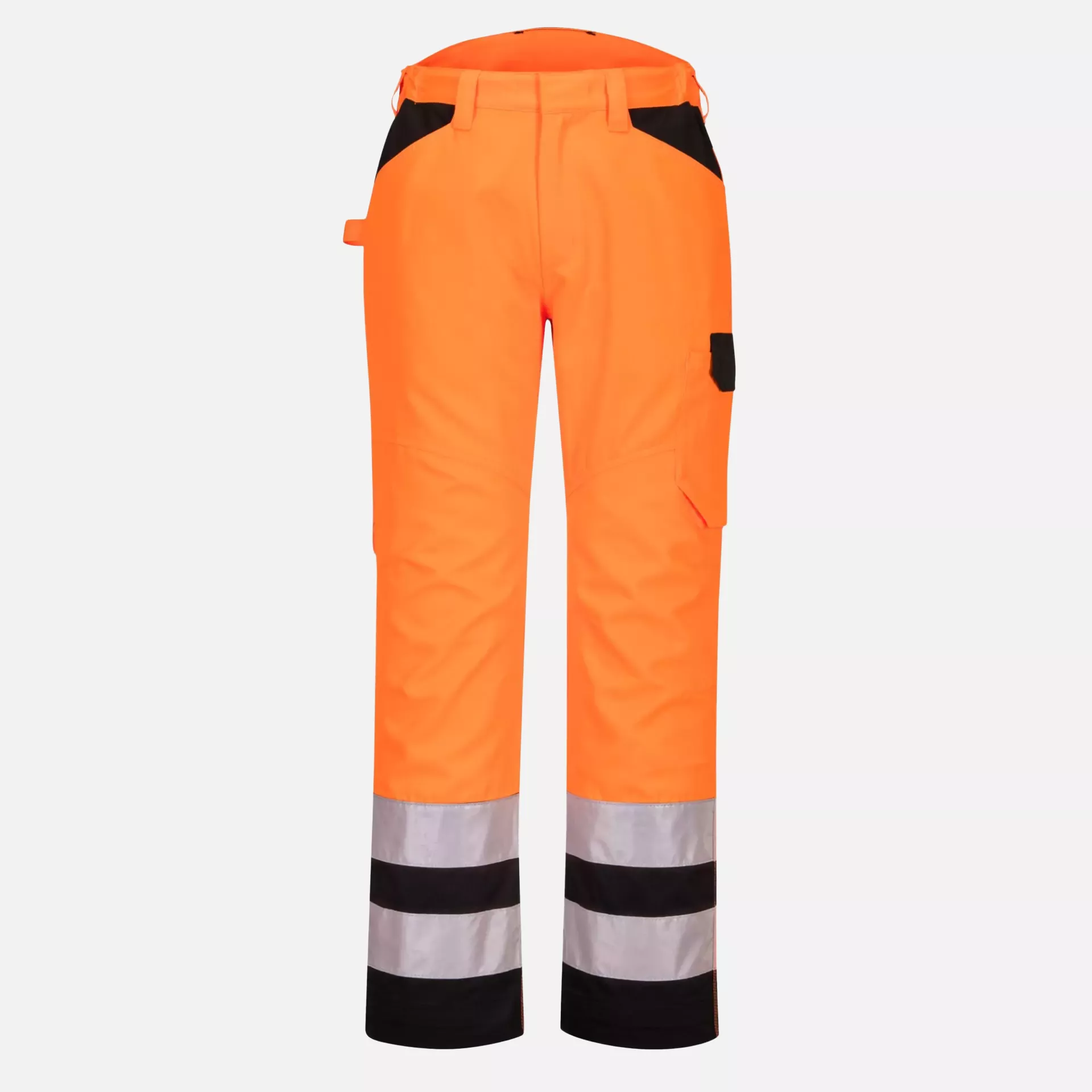 Portwest PW241OBR, PW2 Hi-Vis Service Trousers, Orange/Black, image 6