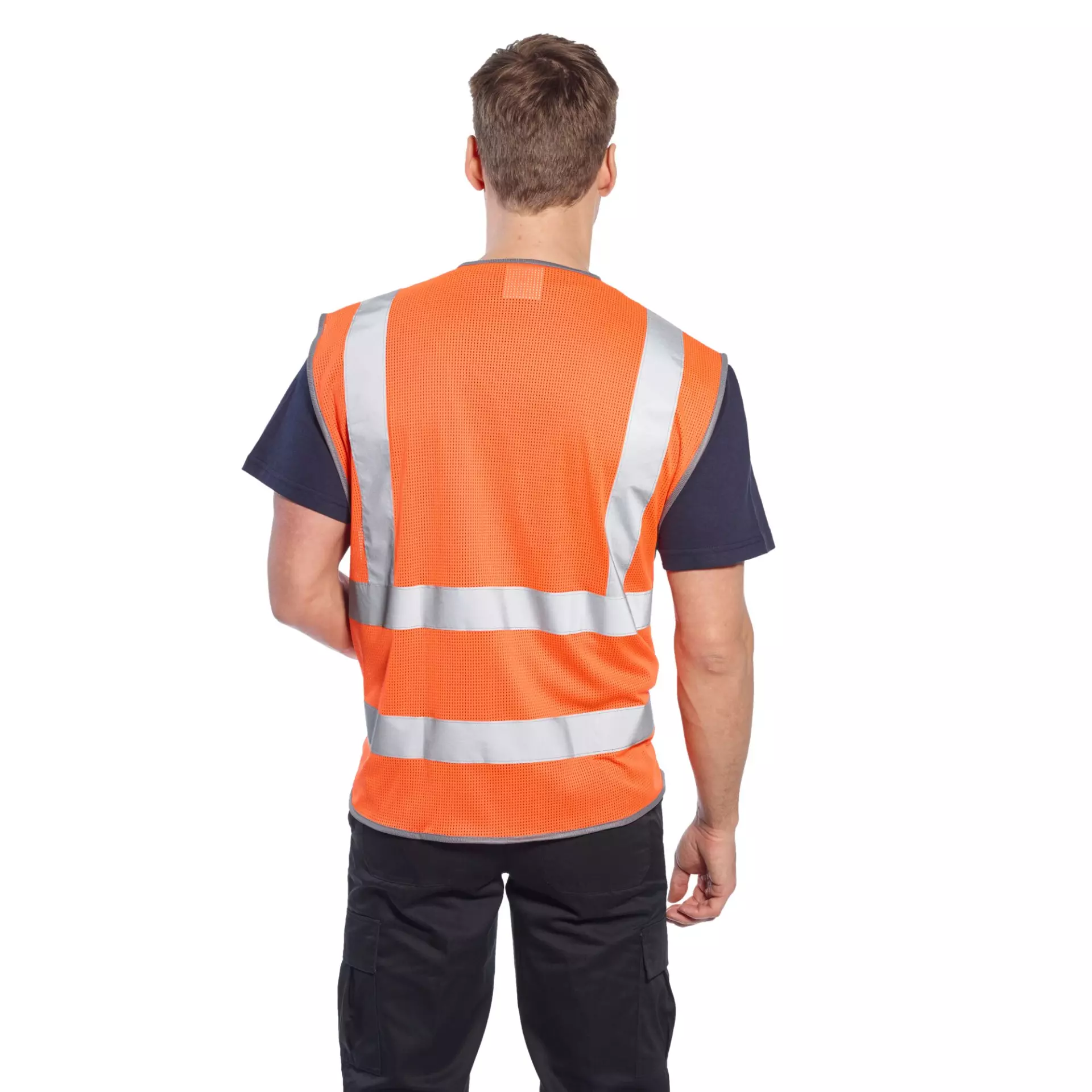 Portwest C370ORR, Hi-Vis Mesh Band and Brace Vest, Orange, image 5