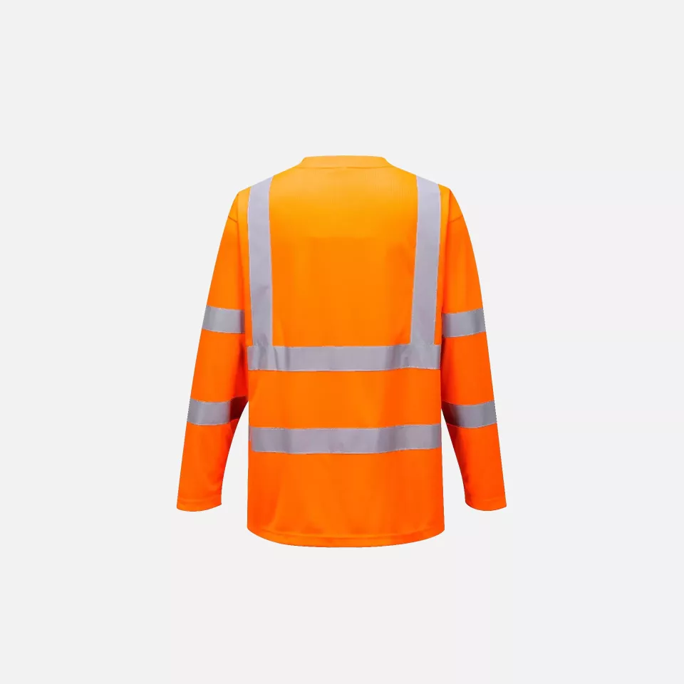 Portwest S178ORR, Hi-Vis T-Shirt L/S, Orange, image 2, gallery thumbnail