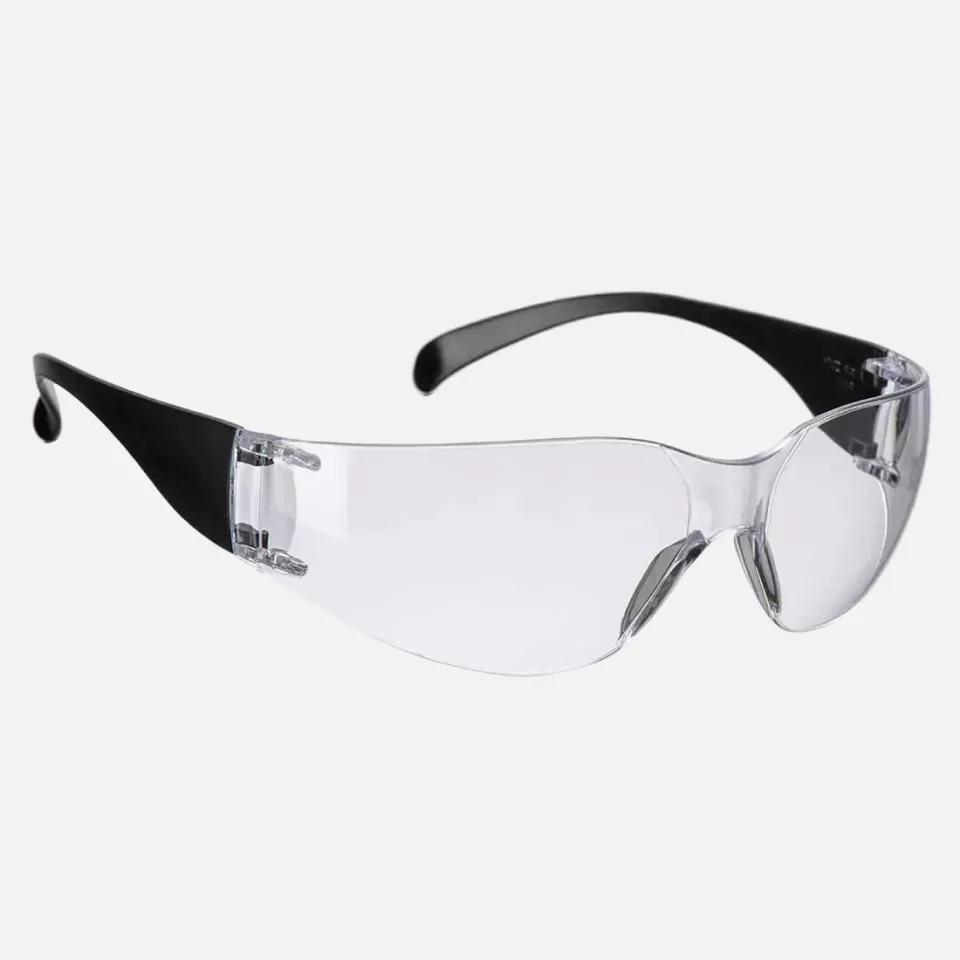 Portwest PW32BKR, Wrap-Around-Schutzbrille, Schwarz, image 3, gallery thumbnail